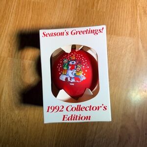 Campbell Kids 1992 Collectors Edition Christmas Ornament OG Box